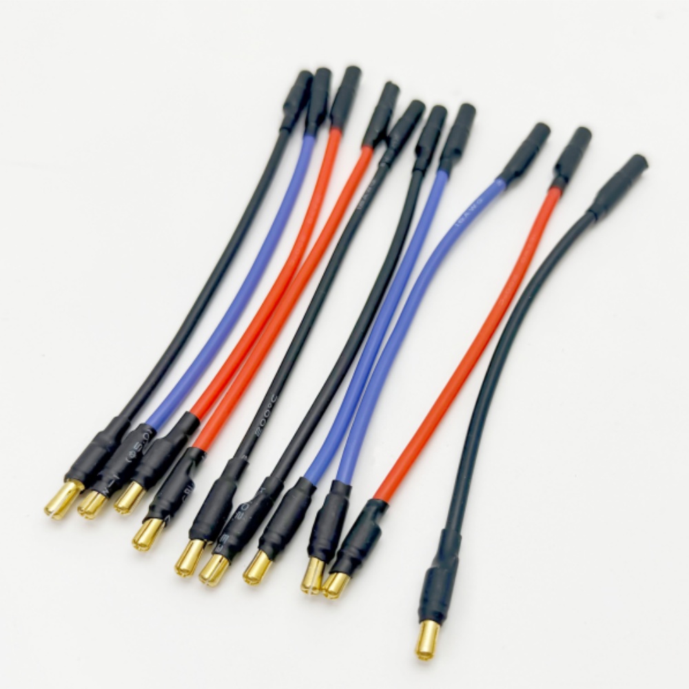 3Pcs 3.5mm Banana Head RC Motor/ESC Extension Cable 10CM/25CM 16AWG Silicone Cable for RC Car Boat Brushless Motor ESC