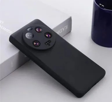 Mi 13 Ultra Soft Silicone Black TPU Co ver Camera Bump Protection Phone Protective Shock Proof Back Cover For Mi Xiaomi 13 Ultra 5G
