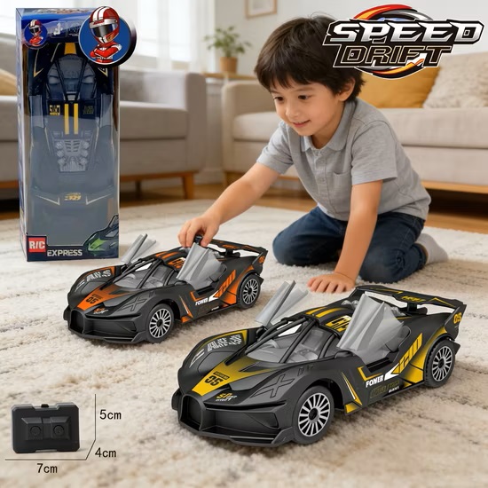Rechargeable Four Channel RC Car | High-Speed Remote Control Car for Kids | 27 MHz Electric Car Toy for Boys & Girls | Durable Racing Car – Indoor & Outdoor Perfect Gift