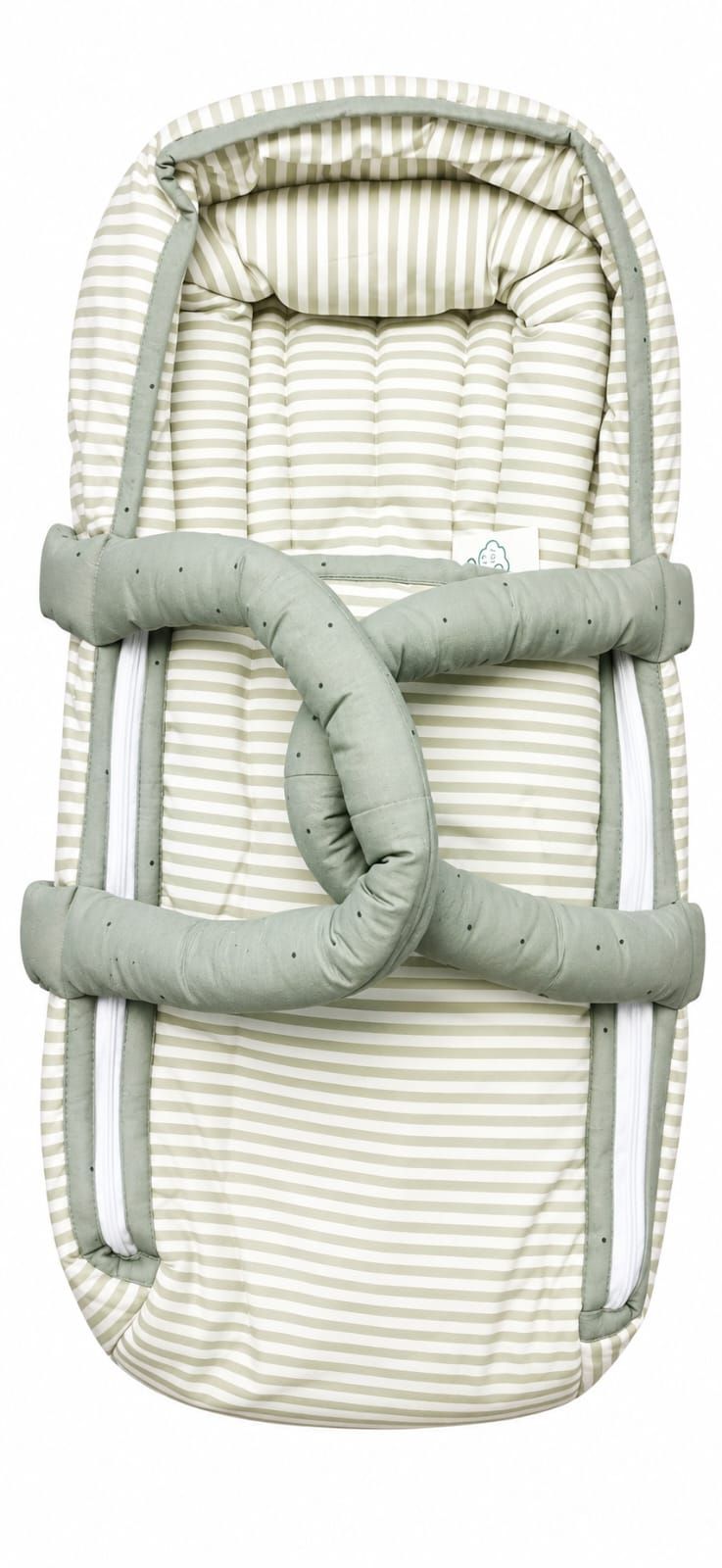 Jack & Jill Carry Crib - Best Quality Latest Design Newborn Baby Hand Carry Cot with Handles for Carrying - Portable Baby Bed Sleeping Bag Baby Bistar Gaddi Sleeping Bag Bed