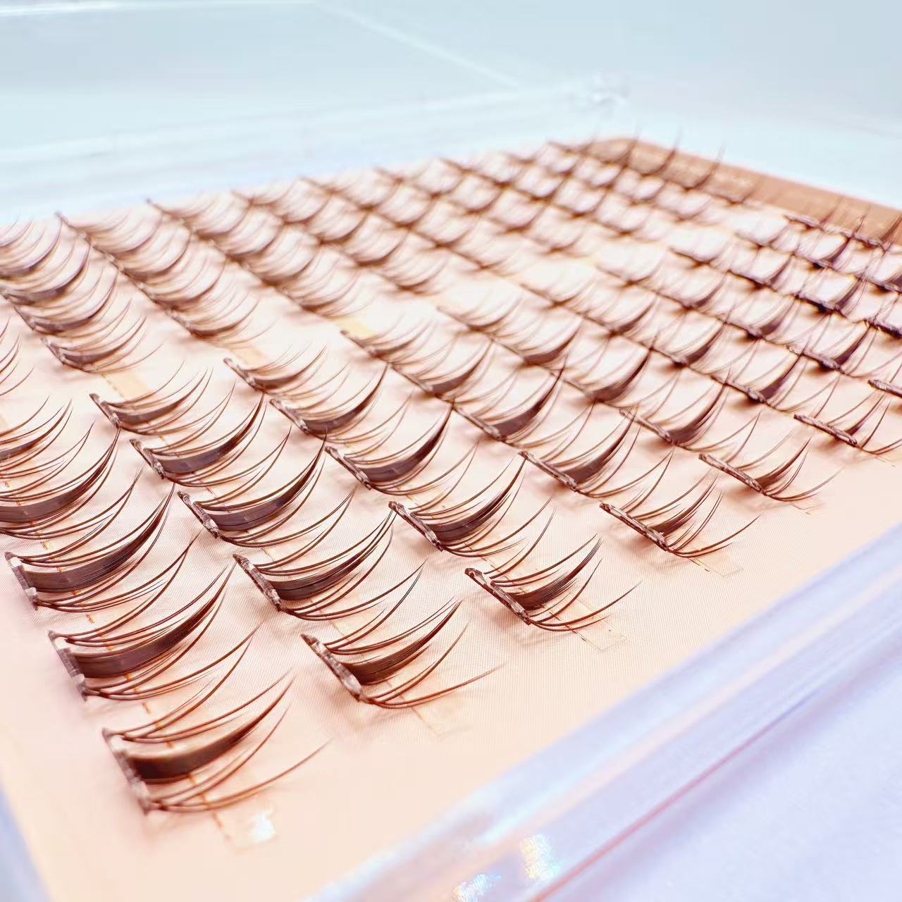 Natural Looking Self-adhesive Long-Lasting 10 Rows Glue-Free Lash Cluster False Eyelashes