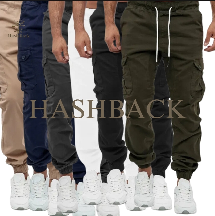6 Pocket Cargo Trousers For Mans Multi colors Cotton Stylist Fashionable primum Quality