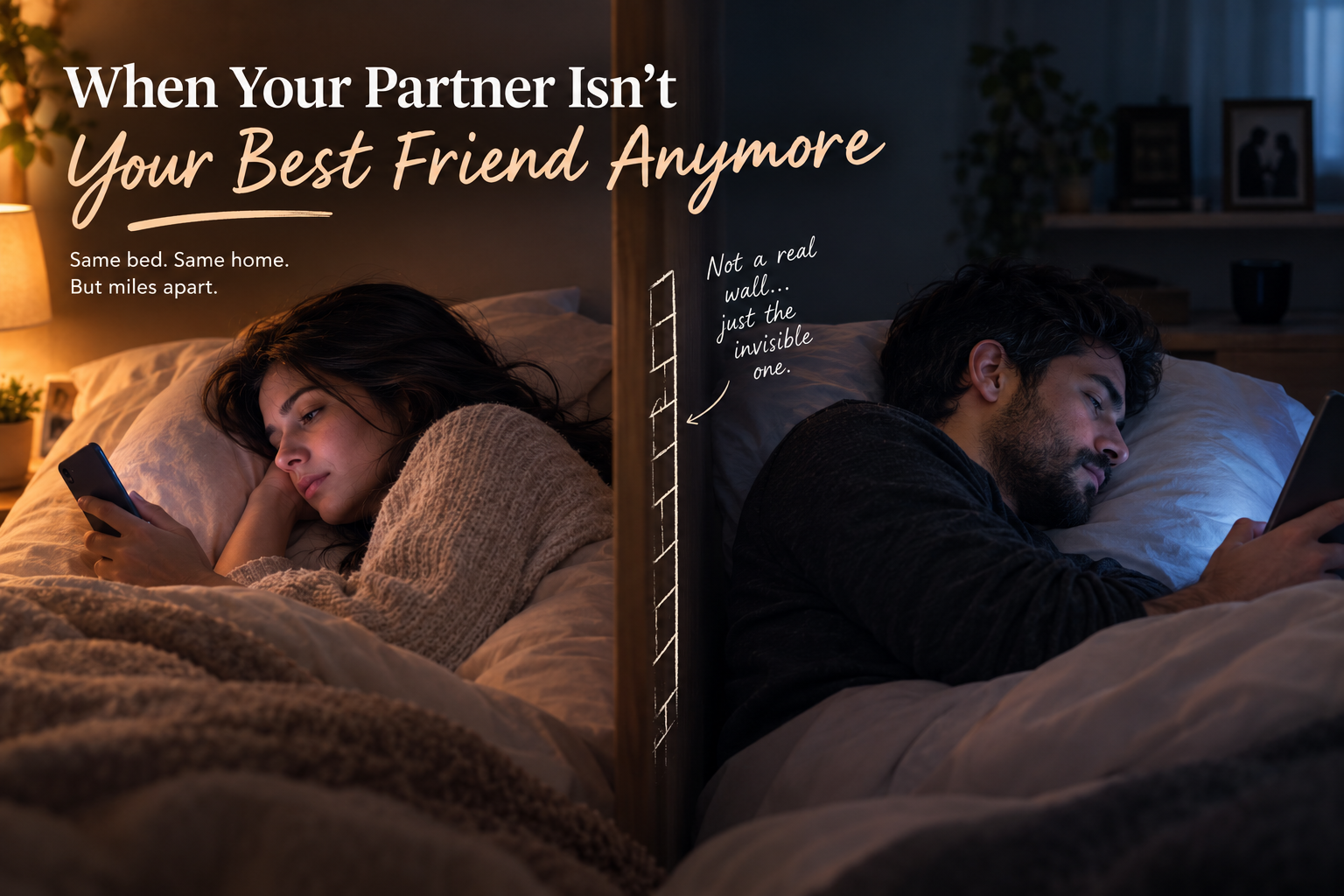 Growing Apart - Same bed, miles apart