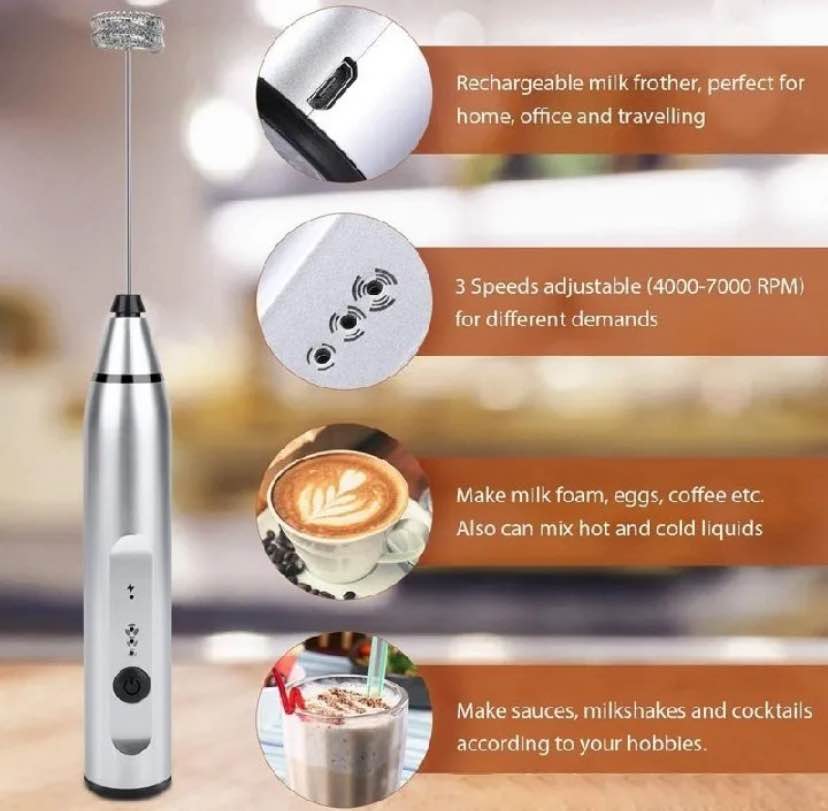 Coffee beater Electric | Cell Operator | Handheld Milk Frother ...