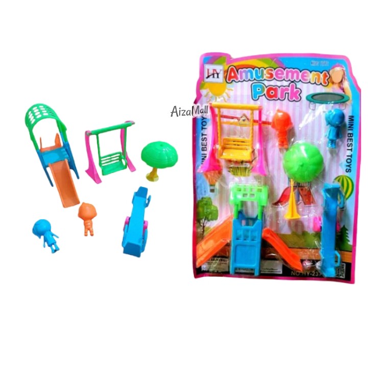 Amusement Park kids Play set toys Colourful and Good Quality Plastic -Birthday Gift For Kids- Toys For Boys- Toys For Girls