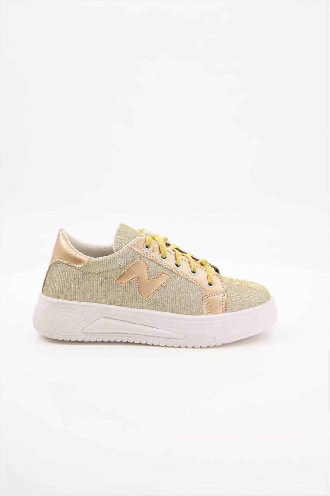 Pink Fashionable Glitter Sneakers for Womens