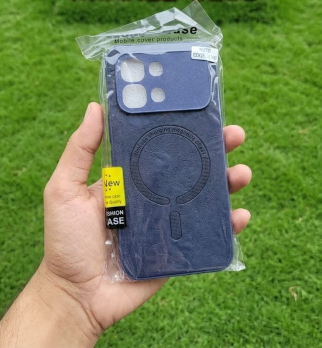 Infinix Note edge Leather Cover High quality premium cover slim case