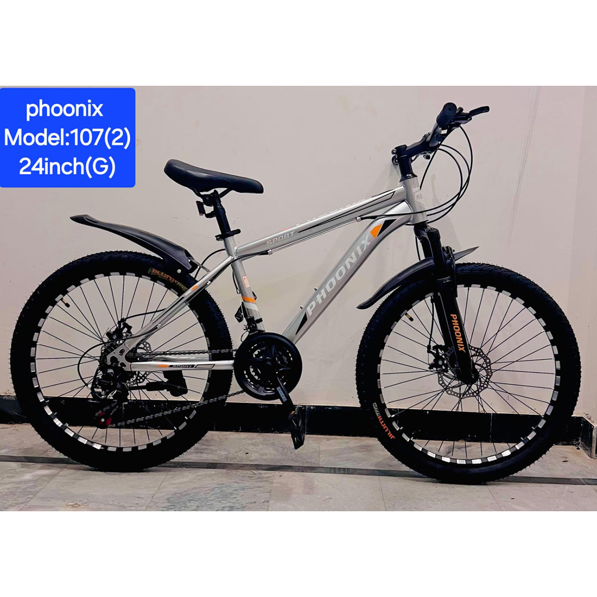 Phoenix 24 Inch Cycle With Shimano Ten Gears For Children Ages Nine To Fifteen Imported From China Bike