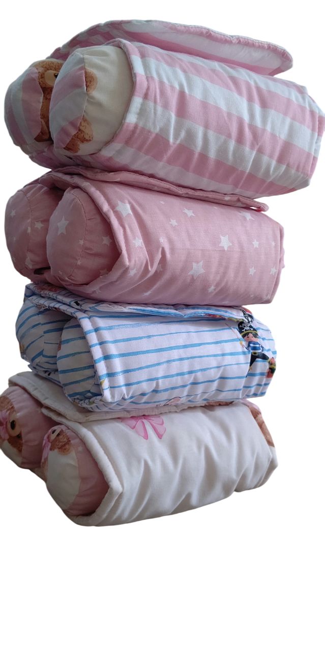 CozyBabyNest.Newborn Baby Head Shaping Pillow – Cute Bear Design  Anti-Roll, Breathable & Soft Support Cushion for Infant Safety Sleep.By Baby & Gadgets Hub.