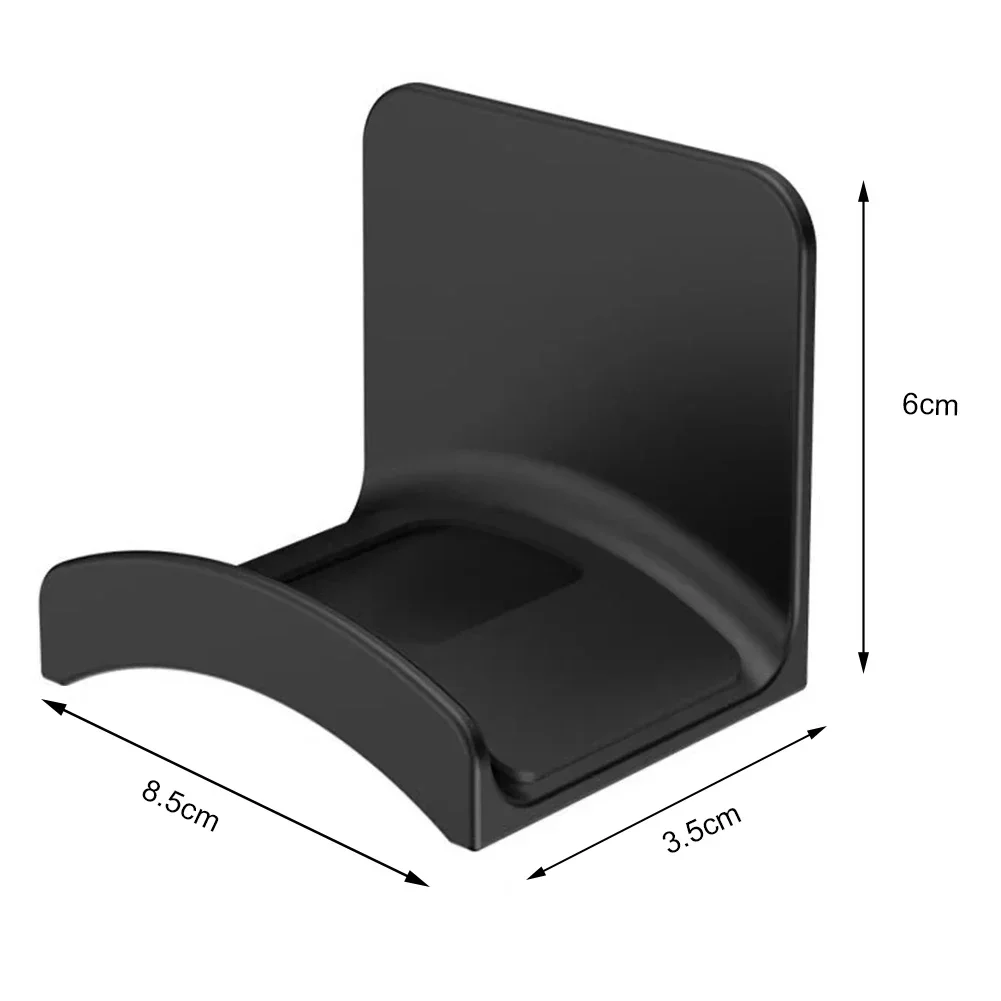 1-10PCS Wall Mount Headphone Stand Adhensive Plastic Under Desk Headset Rack Holder Support For Gaming Earphone Bracket