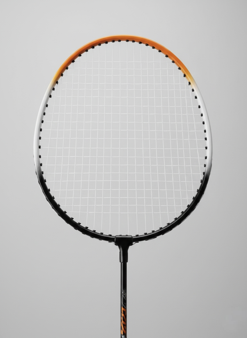 Hi-Qua HQ Professional Badminton Racket Pair | Lightweight & Durable Frame | High Quality Strings | Best for Beginners & Club Play | Orange Black Design