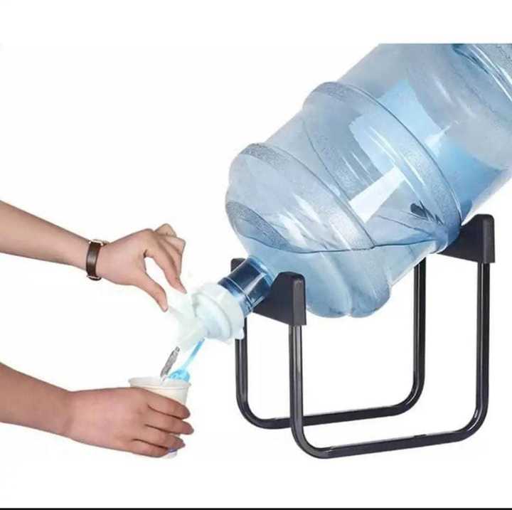 Water Bottle Stand Metal Rack Dispenser | Water Jug Holder with Tap | 19L Water Bottle Stand | Kitchen & Home Water Dispenser