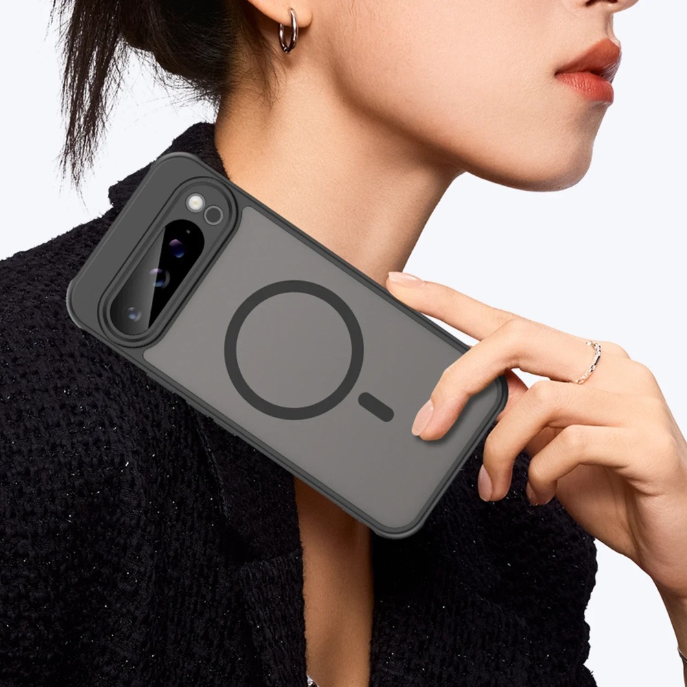 Premium Slim Matte Clear Magnetic Wireless Charger Phone Case For Google Pixel 11 10 9A Pro XL Skin Feeling Back Protector Cover