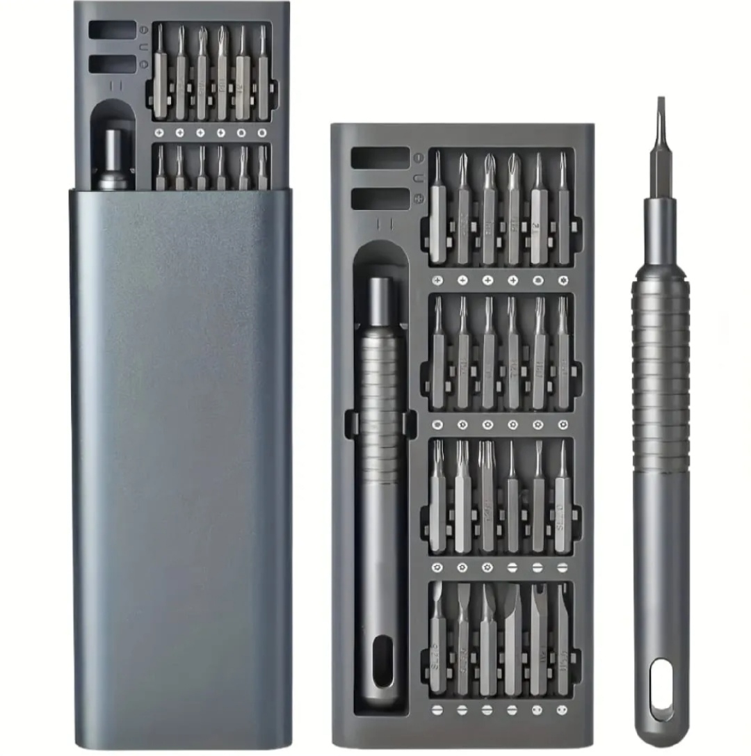 24 in 1 Magnetic Screwdriver Set | 24 pcs Multi-Function Repair Tool Kit for Mobile, Laptop, Watch, Glasses & Electronics | Professional Precision Kit for Repairing | 25 in 1 Screwdriver Kit