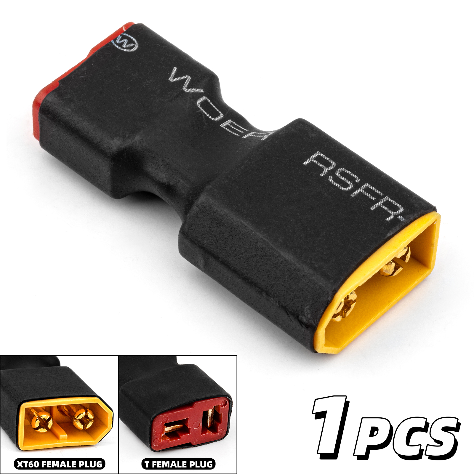 RCXAZ Battery Adapter Plug XT60 TAMIYA TRAXXAS T-TYPE Adapter DIY For RC Car Ship Helicopter Quadcopter LiPo Battery Connector