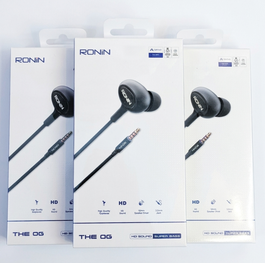 Original Ronin R9 Handsfree Wired Earphones | High Bass In-Ear Stereo Headset for Gaming & Music