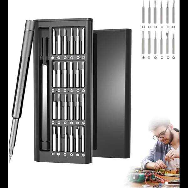 24-in-1 Precision Screwdriver Set – Manual Repair Tool Kit for Mobile, Laptop, Watch & Electronics