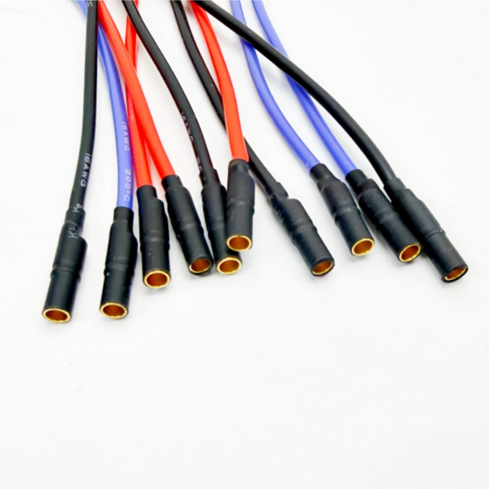 3Pcs 3.5mm Banana Head RC Motor/ESC Extension Cable 10CM/25CM 16AWG Silicone Cable for RC Car Boat Brushless Motor ESC