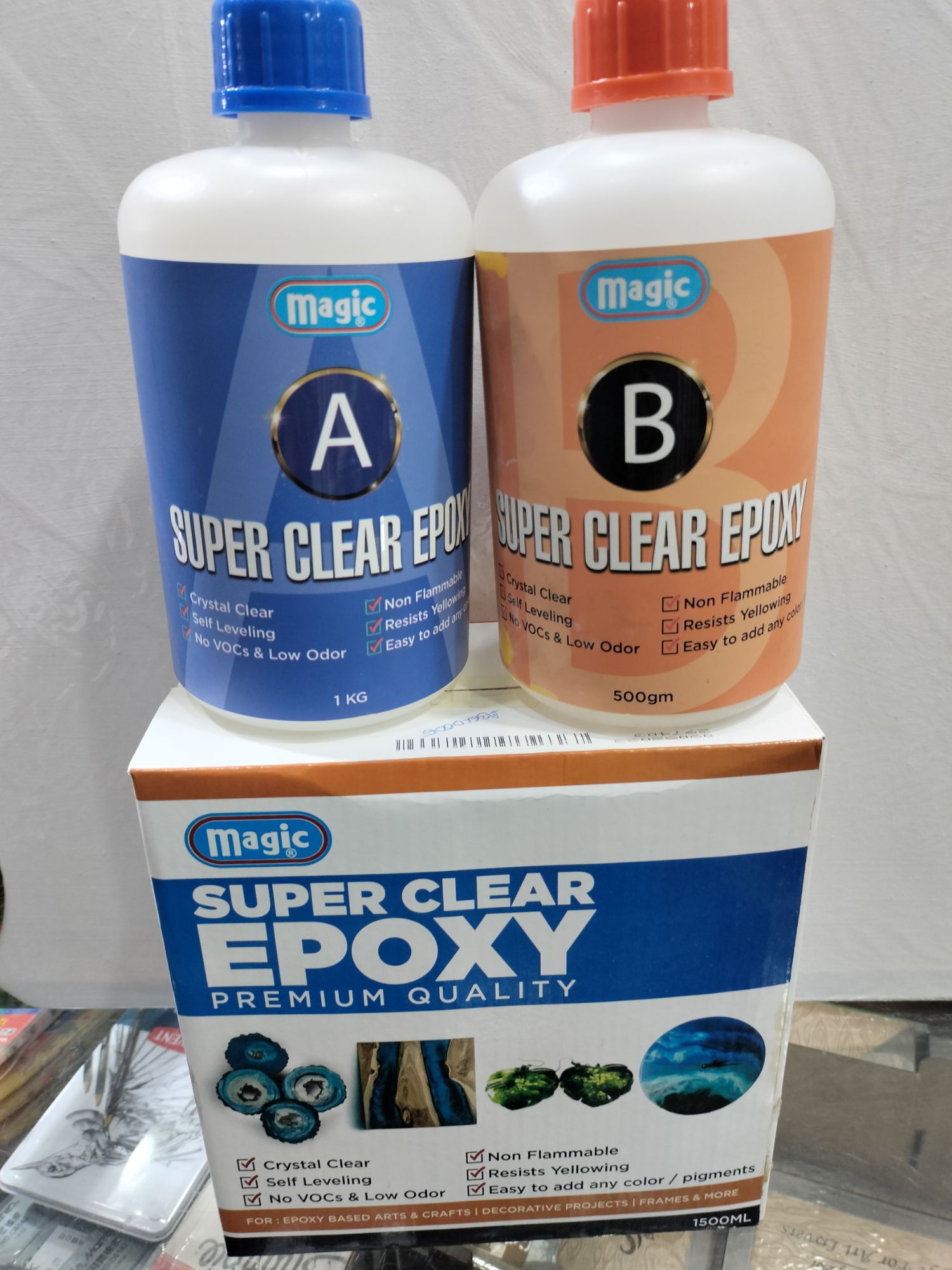 Magic resin Super Clear Epoxy (Premium Quality)