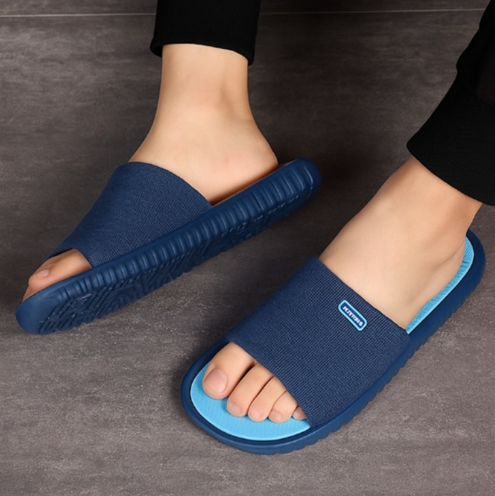 Multicolor Fashion Flip Flops & Slides, Waterproof Rubber House Slippers for Mens