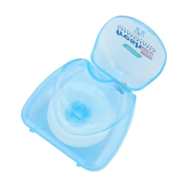 50M Dental Floss - Micro Wax Peppermint flavor Mint Flavor Flosser - Interdental Brush portable oral hygiene care - Freshup flat clean teeth wire Flossier - 50 Meter Best quality floss wire