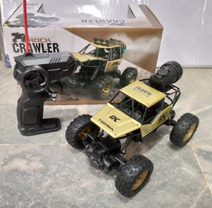 Remote control rock crawler smoke car Rechargeable