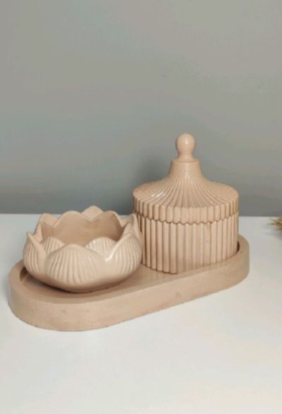 3 Pcs Set of Home Decor | Vases & Vessels | Decorative Bowls | Aromatherapy Candles | Home Fragnance