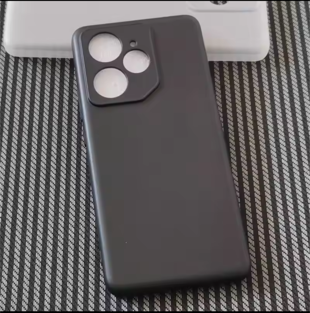 Realme Neo 7 Cover Soft TPU Slim Smooth Flexible Protective Phone Cover -  Black Matte