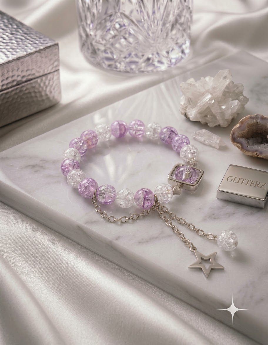 Luxury Handcrafted princess star charms Bracelet,Elegant Minimalist Jewelry for Women & Girls,Aesthetic korean Jewelry,Party Wear Bracelet,Charm Bracelet,Handcrafted adjustable Bracelet for Girls,Galaxy Bracelet,Trending Accessories,Gift for minimalists,