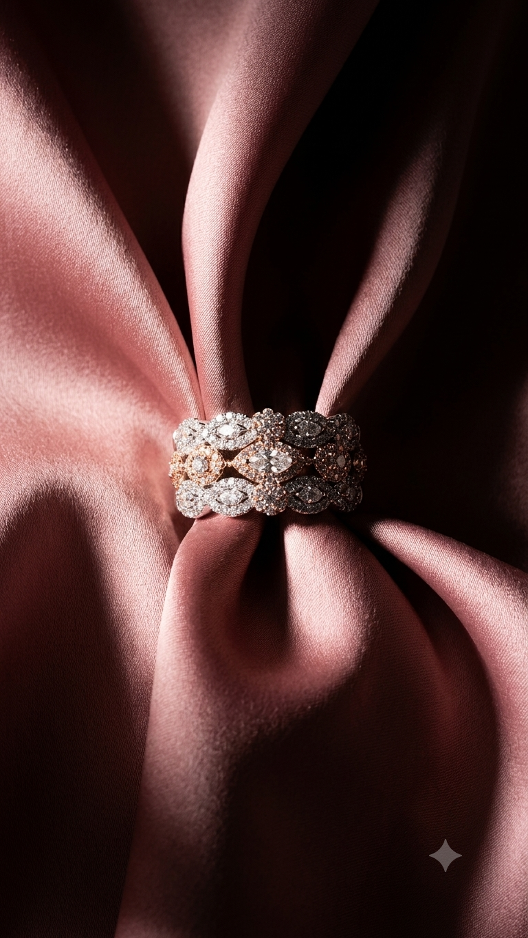 Luxe Floral Crystal Band RingFloral Ring, Crystal Band Ring, Zircon Ring, Rose Gold Ring, Silver Ring, Statement Ring, Luxury Ring, Fashion Ring for Women, Sparkling Ring, Wedding Ring, Party Ring, Anniversary Gift, Elegant Jewelry, Gift for Her, Trending