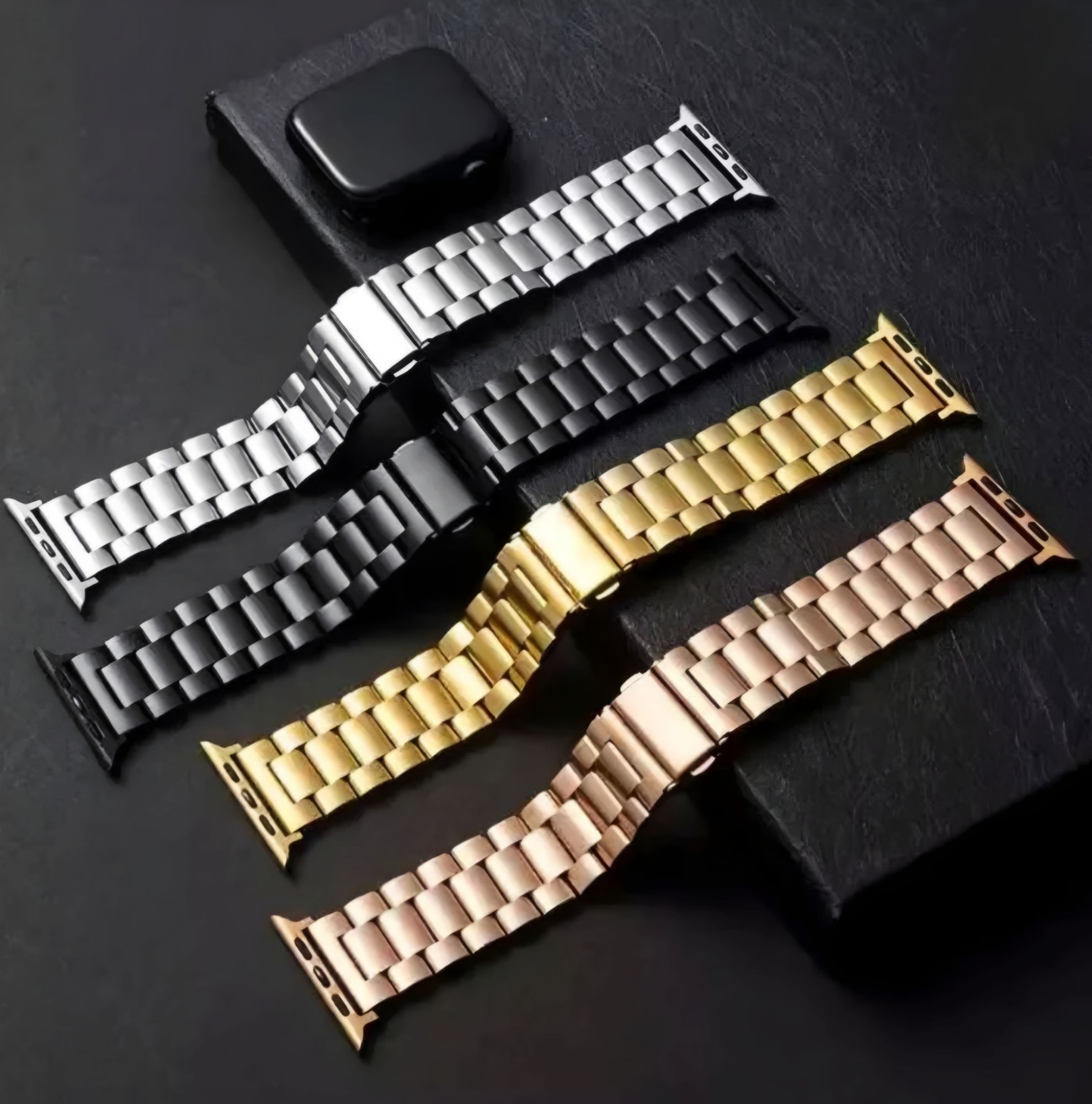 Stainless Steel Metal Chain Strap For Smartwatches