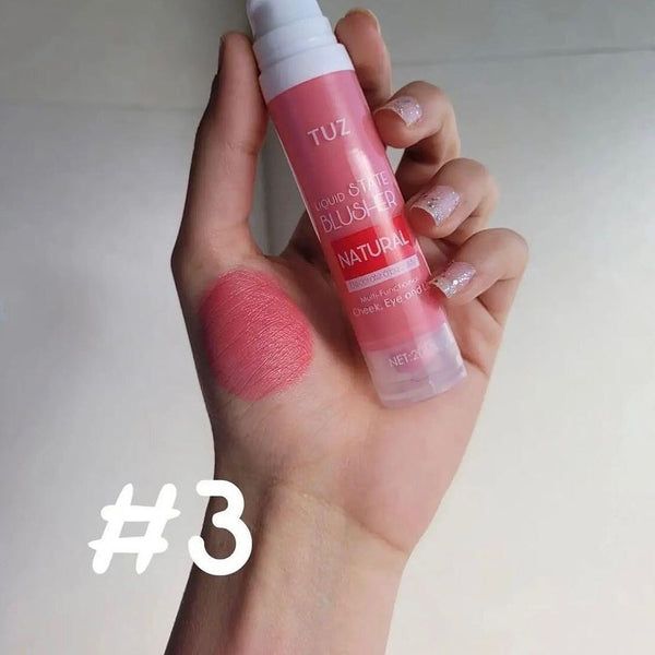 TUZ Multi-Functional Blush Stick: 3-in-1 Makeup Essential
Liquid Blush, Eyeshadow, and Lip Color: All-in-One Product