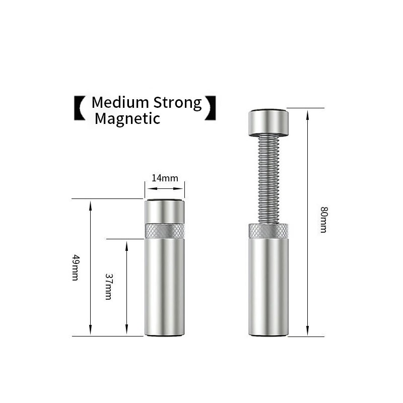 Aluminum GPU Holder Vertical Telescopic Rotating Stand Magnetic Bracket Video Card Holder Graphics Card Bracket Support 27-120mm