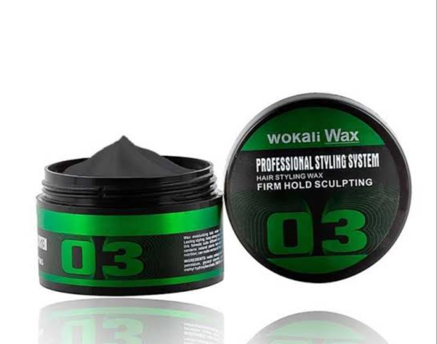 03 Wokali Hair Wax Strong Hold Styling Wax for Long-Lasting Definition and Shine