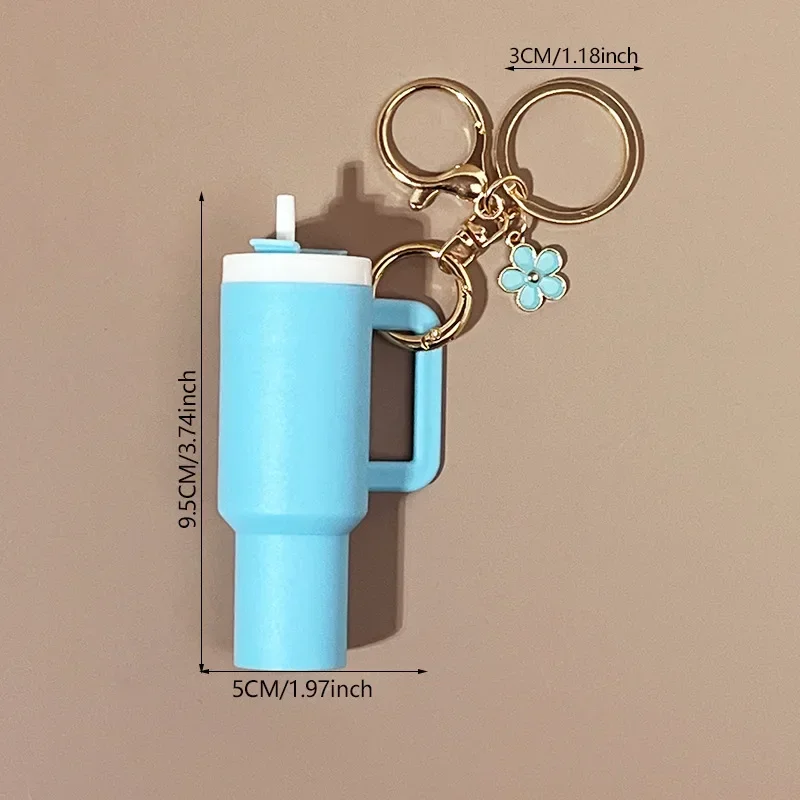 Mini Cup Keychain For Stanley Water Bottle Tumbler Cup Decoration