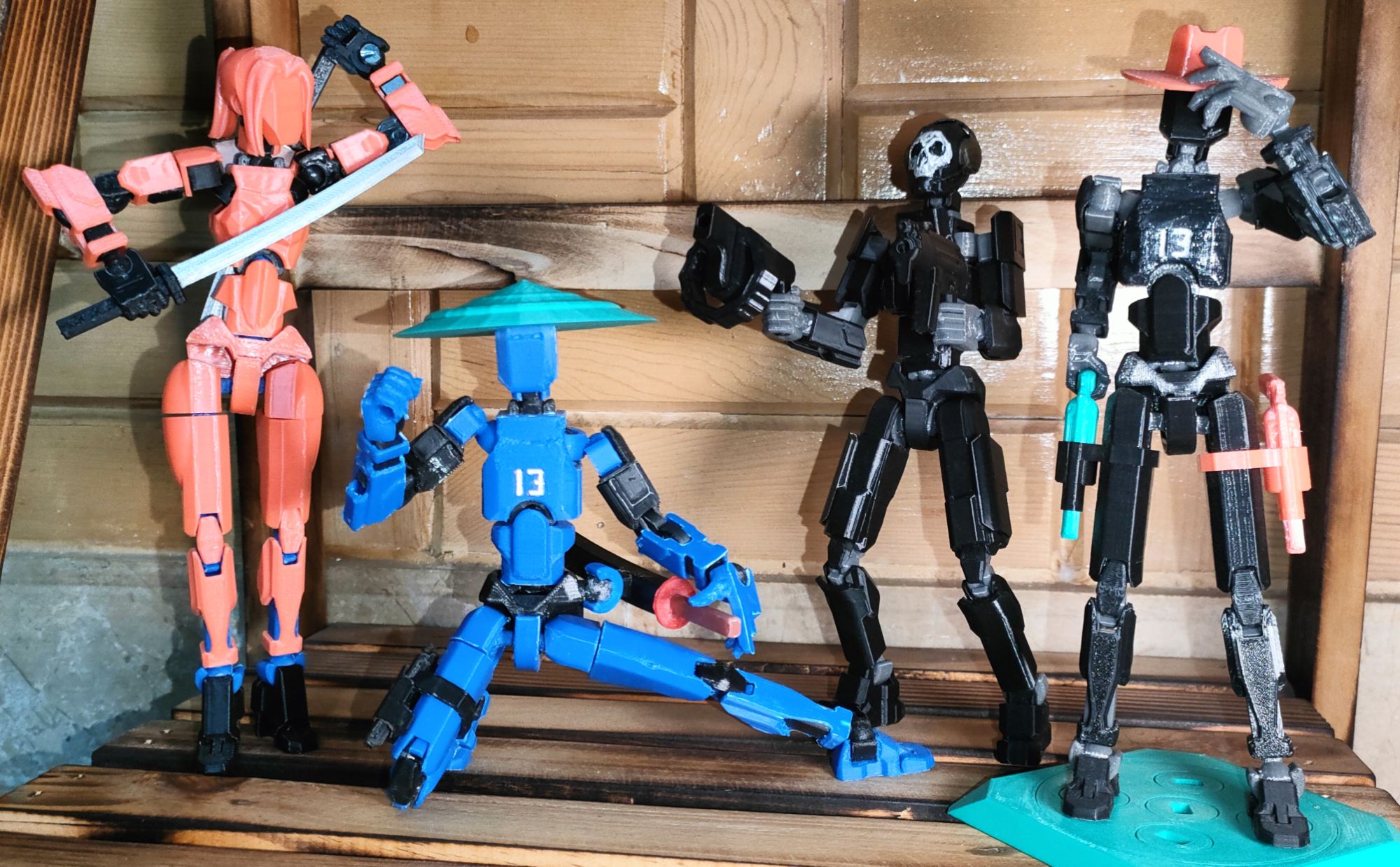 Action Toy Figure Dummy Titan 13 Articulated posable Assembled Large Size