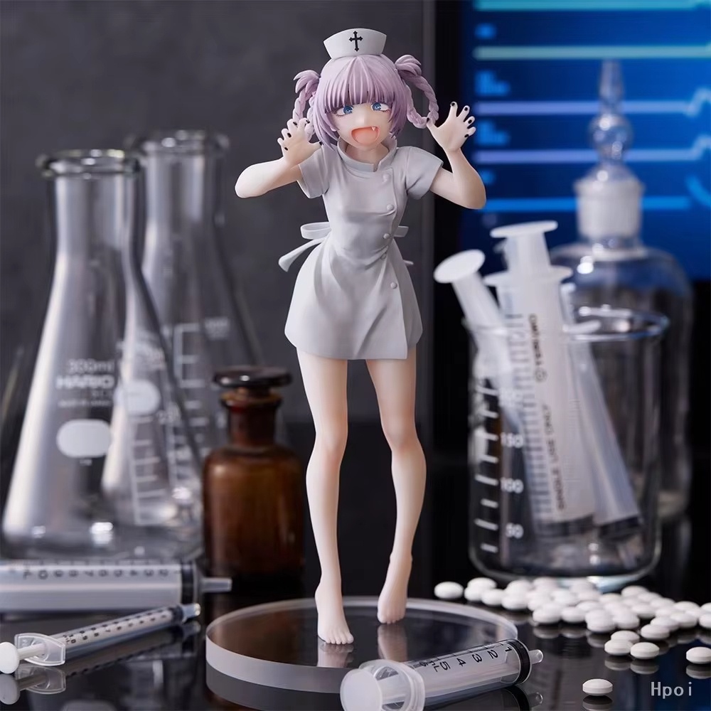 18cm Call Of The Night Anime Nanakusa Nazuna Vampire Nurse PVC Action Figure Collection Model Doll Ornaments Toys 