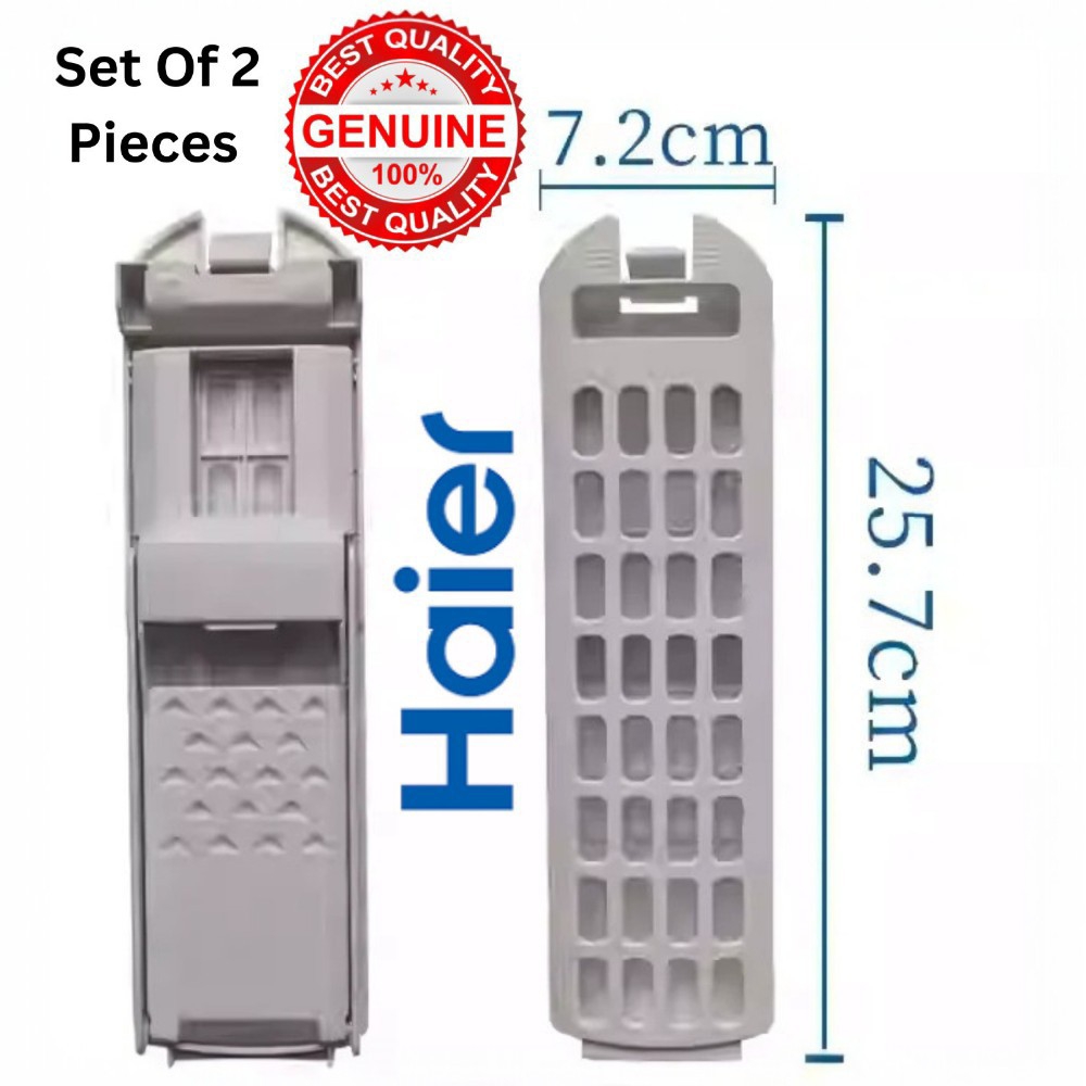 Premium Quality Haier 25cm Automatic Washing Machine Filter Net Box (12 Kg - 15 Kg Sizes) – High-Density 32 Mesh Lint Cleaner Bag Compatible with Haier HWM 120-826, 120-1678, 150-316S6, 150-1789 Top Loaders