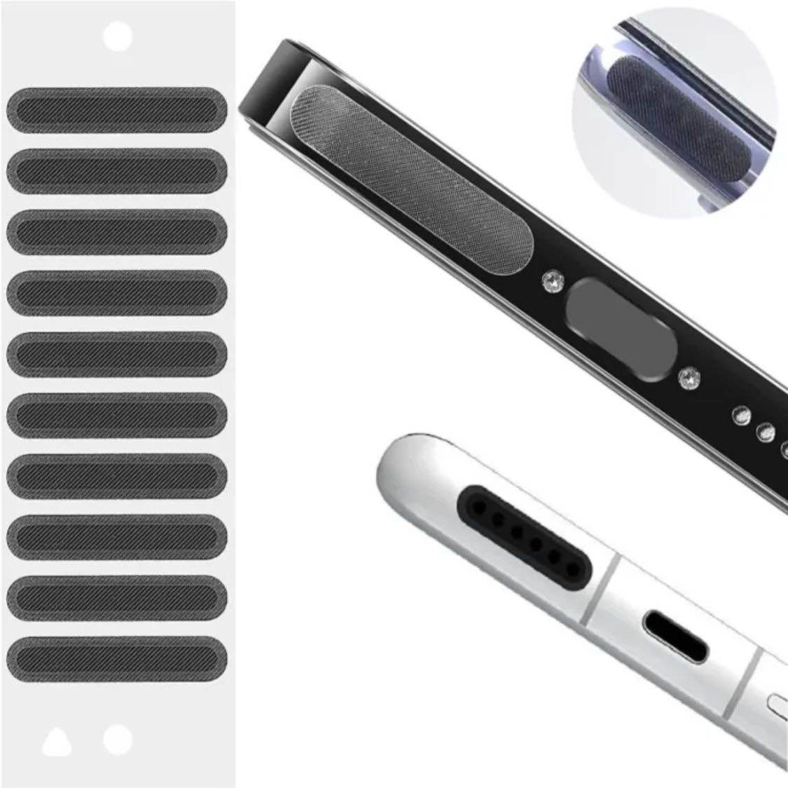 10/10PCS Mobile Phone Dust Proof Net Stickers / Universal Speaker Earpiece Dustproof Sticker / Protector