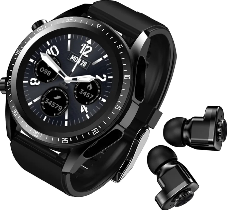 Smart 2 in 1 Watch with Bluetooth Earbuds - Image 1