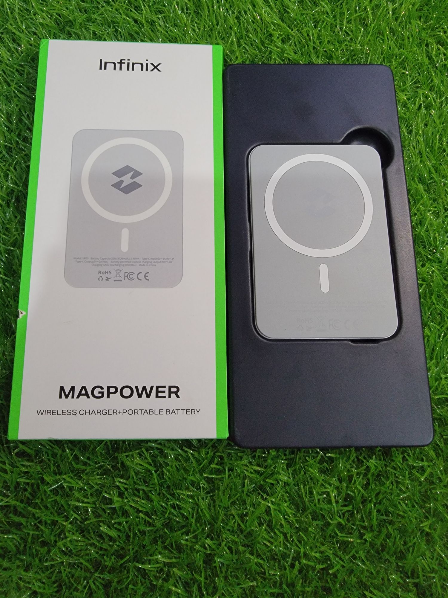 Infinix Magpower Wireless Charger + Portable Battery