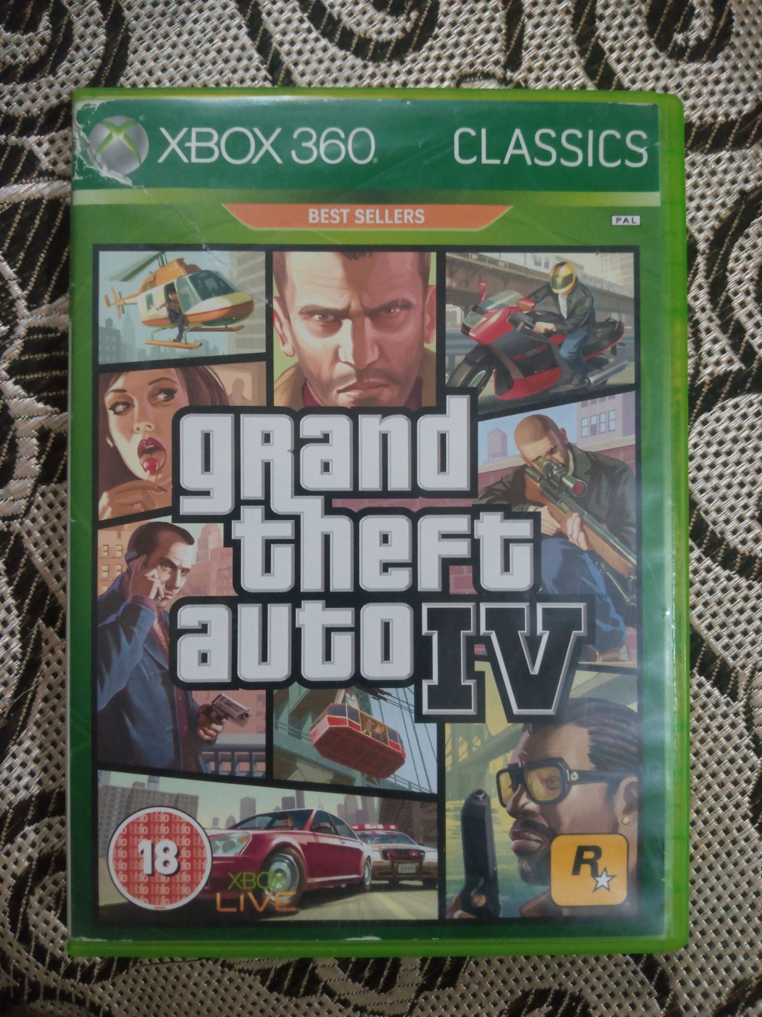 GRAND THEFT AUTO 4 XBOX 360 (ORIGNAL)non jtag Daraz.pk