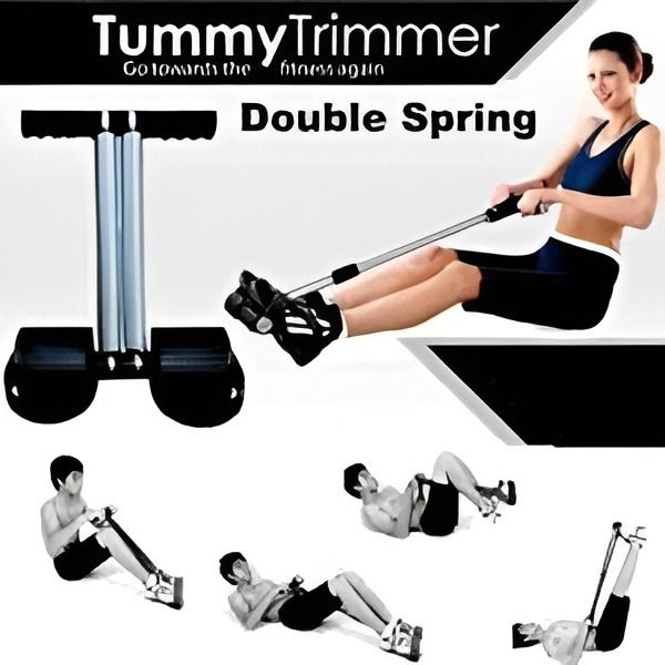 Tummy Trimmer Double Spring Bally Fat Burner Body Builder Exerciser Weight Loss Machine for Abdominal Belly Fat Loss Abs Arm Muscle Home Gym Workouts Equipment for Men and Women, Best for House Wife’s and Mother to Reshape the Body After Baby Birth