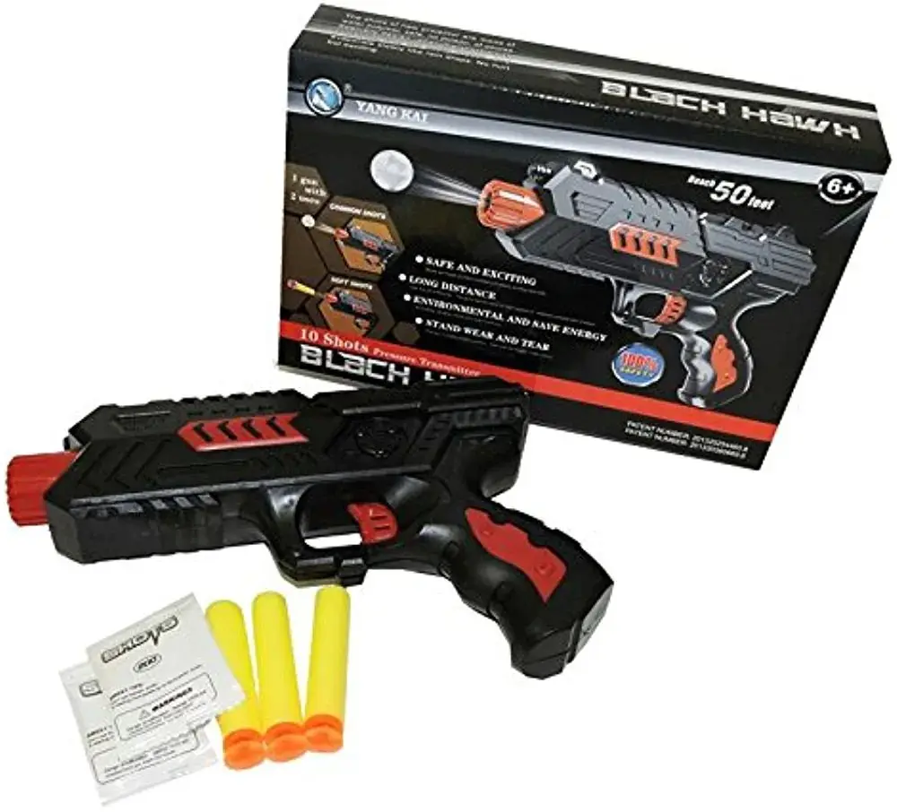 BLACK HAWK GUN TOY Absorbent Bomb Gun For Kids