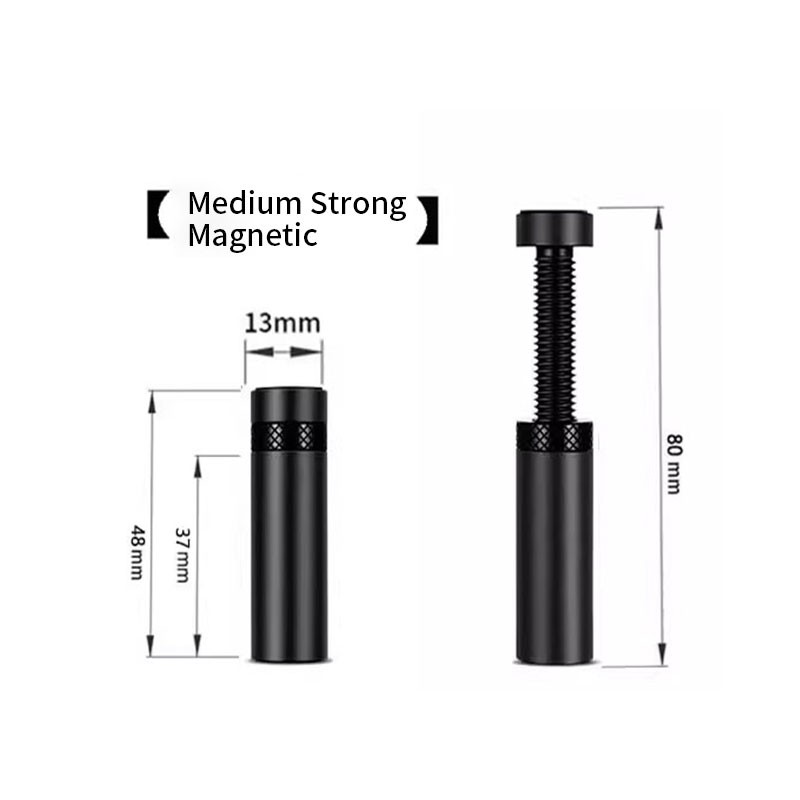Aluminum GPU Holder Vertical Telescopic Rotating Stand Magnetic Bracket Video Card Holder Graphics Card Bracket Support 27-120mm