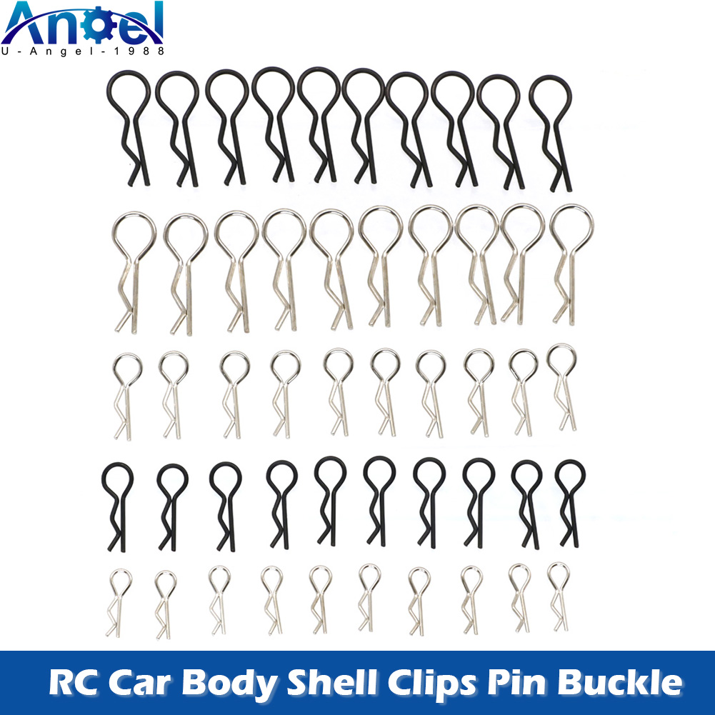 100pcs RC Car Body Shell Clips Pin Buckle 1/10 1/12 1/16 for Traxxas Hsp Redcat Rc4wd Tamiya Axial scx10 D90 Hpi RC Car Parts