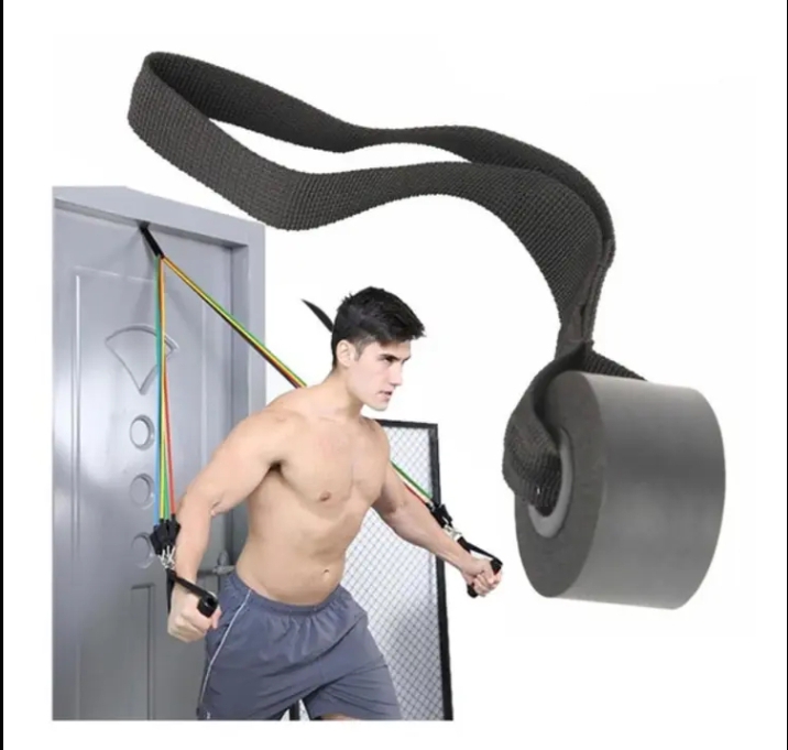 Premium Heavy Duty Door Anchor for Resistance Bands | Workout Accessory | Home Gym Training Support | Strong Nylon + Foam Protection