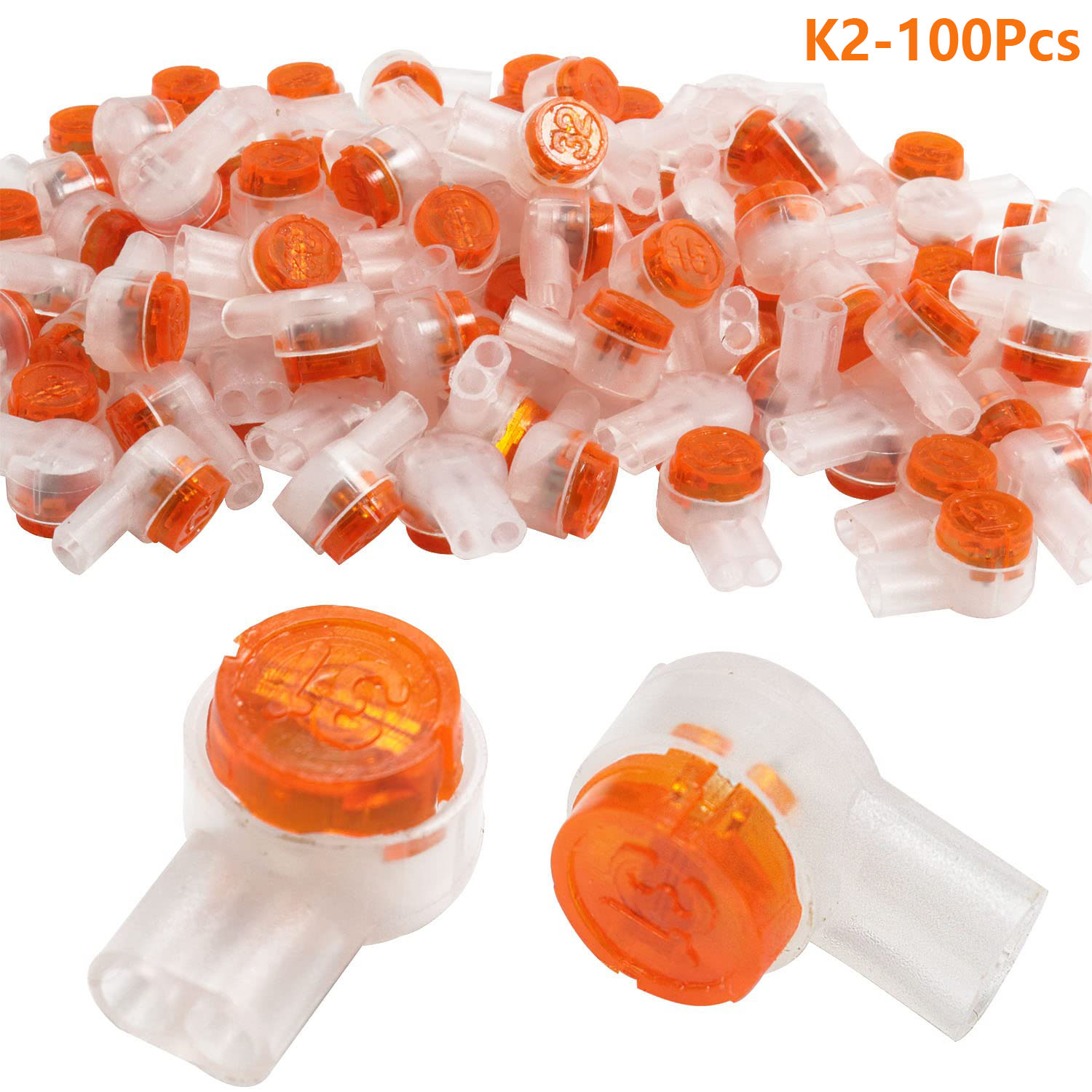100Pcs/Pack K1 K2 K3 Connector Crimp Terminal Wire Connection Rj45 Ethernet Cable Connector Telephone Line Terminal