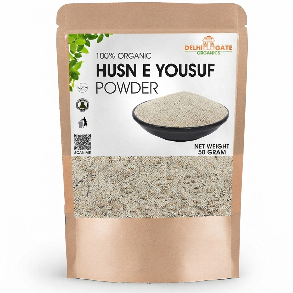 Husn e Yousuf Powder 50g 100% Natural Herbal Skin Care Powder for Skin Brightening Glowing Complexion Face Care and Smooth Healthy Skin