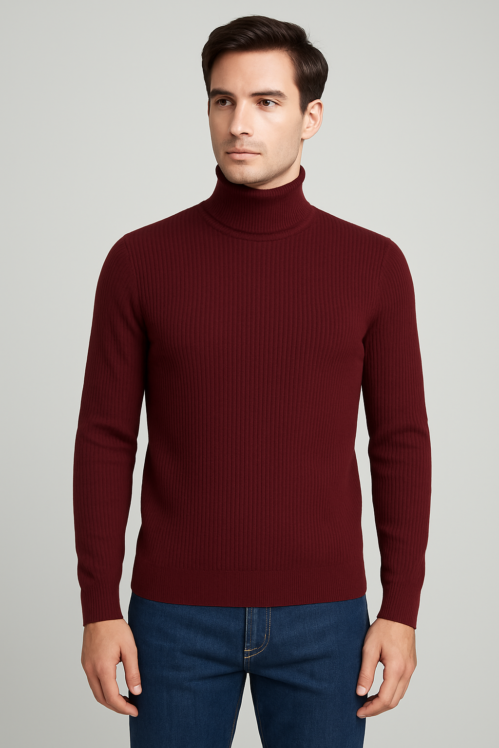 High Neck For Men & Boys Slimfit High Neck For Boys. Winter Long sleeves Turtleneck